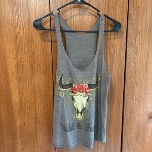 Wild and free tank top